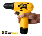 Parafusadeira Furadeira The Black Tools TB12A 3/8 a Bateria Cor Amarelo Frequência 60Hz - Imagem 4