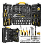 Caixa Jogo De Ferramentas 110 Peças Aço Cromo Vanádio Completo Maleta Para Mecânico Profissional Ttk110 The Black Tools