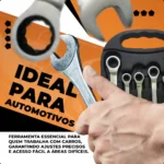 Jogo de Chave Combinada Catraca 7 Peças BMB 8-19mm Aço Cromo Vanádio - Imagem 6