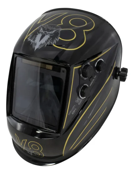 Máscara Solda Automática Profissional 8k V8 Brasil Cor Preto Liso