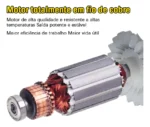 Furadeira Parafusadeira Elétrica 850w 10mm Chave De Mandril Amarelo 110v 50hz/60hz - Imagem 5