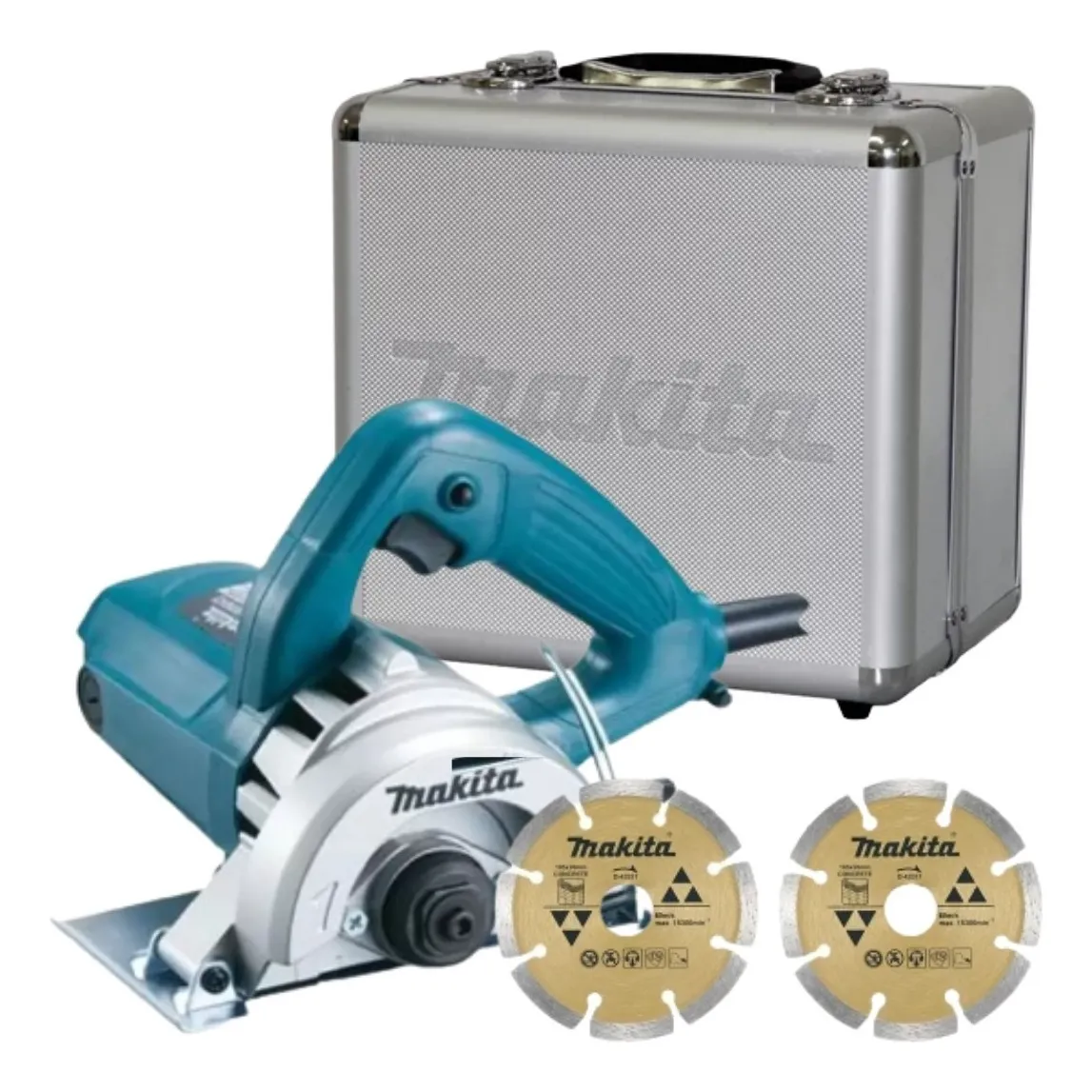 D_NQ_NP_2X_843739-MLU75968012946_052024-F Serra Marmore 4.3/8 4100nh3zx2 Makita C/ Discos Maleta - Imagem 1