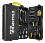 Caixa Jogo De Ferramentas 110 Peças Aço Cromo Vanádio Completo Maleta Para Mecânico Profissional Ttk110 The Black Tools - Imagem 3