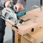 Serra Circular Para Madeira 7.1/4pol 1600w - Hs7010 Makita Cor Azul-turquesa - Imagem 2