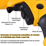 Furadeira Parafusadeira Elétrica 850w 10mm Chave De Mandril Amarelo 110v 50hz/60hz - Imagem 3